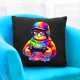 Gracz - dla fanów gry Roblox - czarna poduszka na prezent