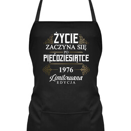 Życie zaczyna się po pięćdziesiątce 1976 Limitowana edycja - fartuch na prezent
