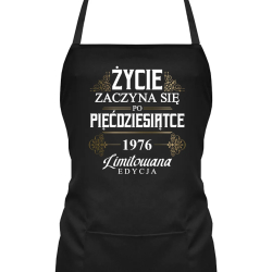 Życie zaczyna się po pięćdziesiątce 1976 Limitowana edycja - fartuch na prezent