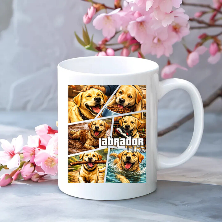 Labrador life - kubek na prezent