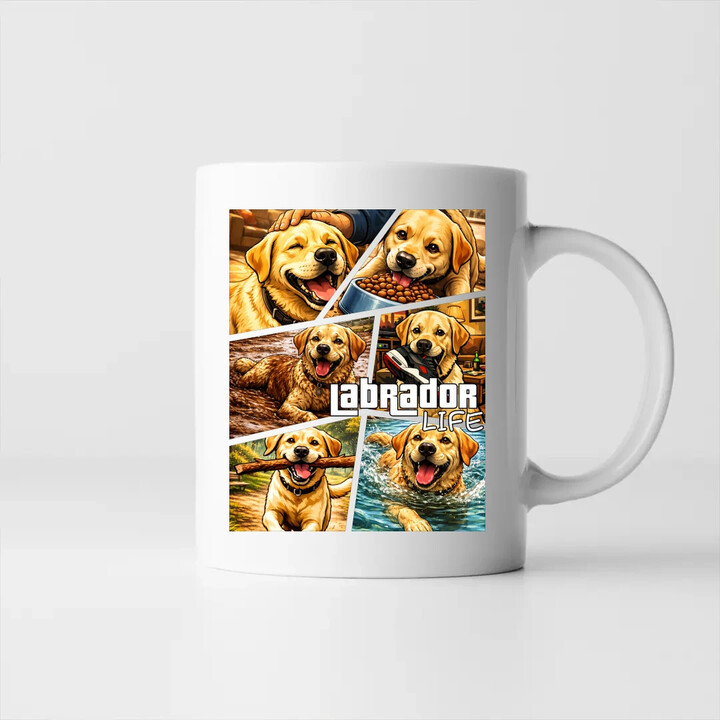 Labrador life - kubek na prezent
