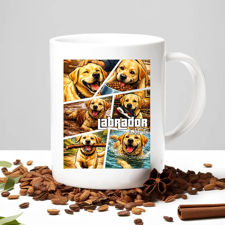 Labrador life - kubek na prezent