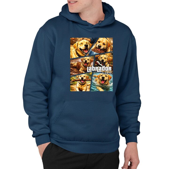 Labrador life - męska bluza na prezent