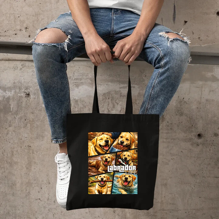 Labrador life - torba na prezent