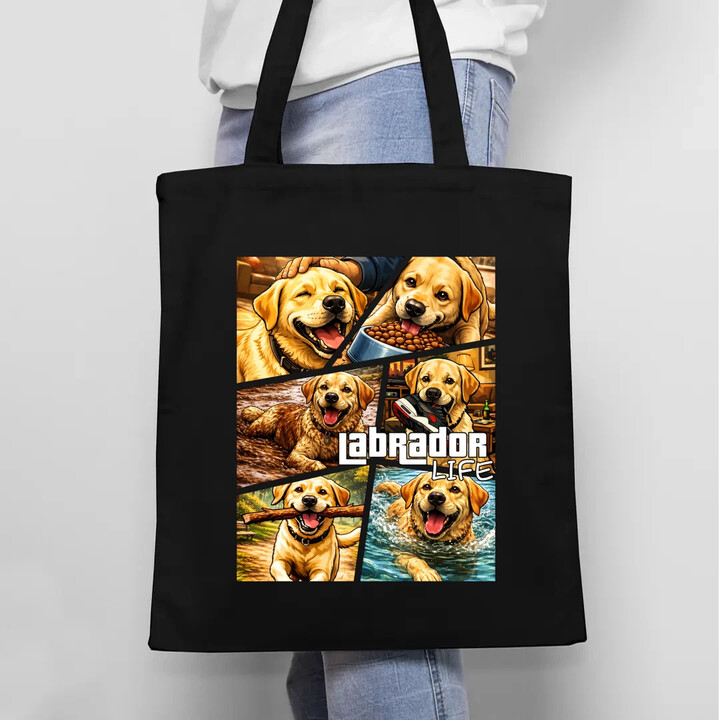Labrador life - torba na prezent