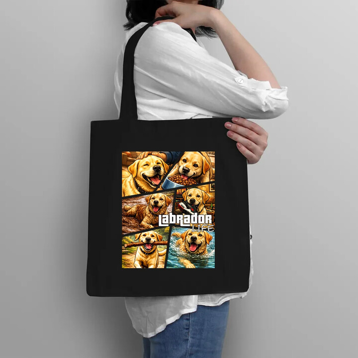 Labrador life - torba na prezent