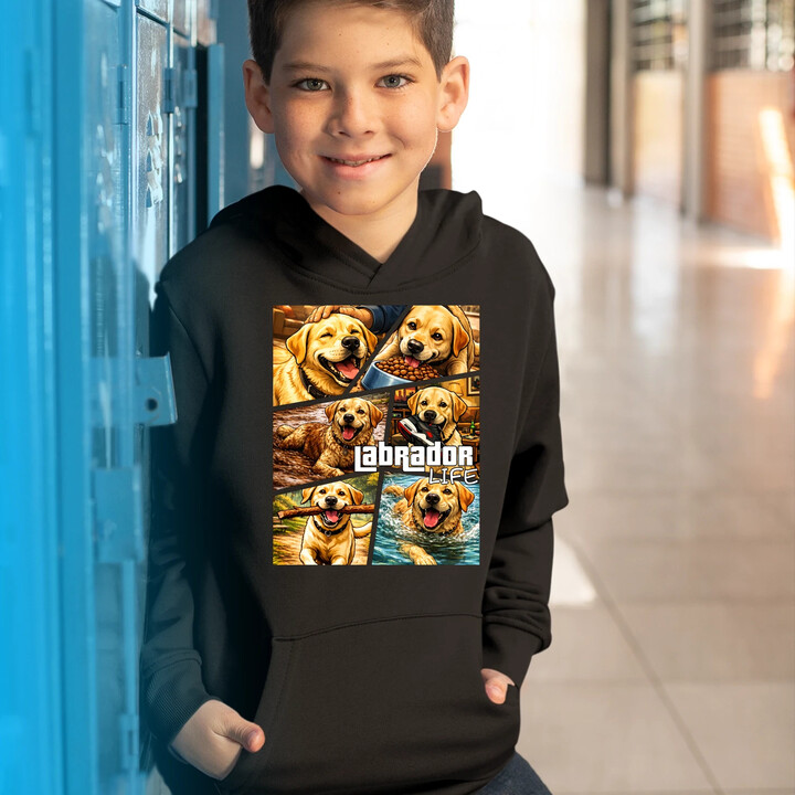 Labrador life - dziecięca bluza na prezent