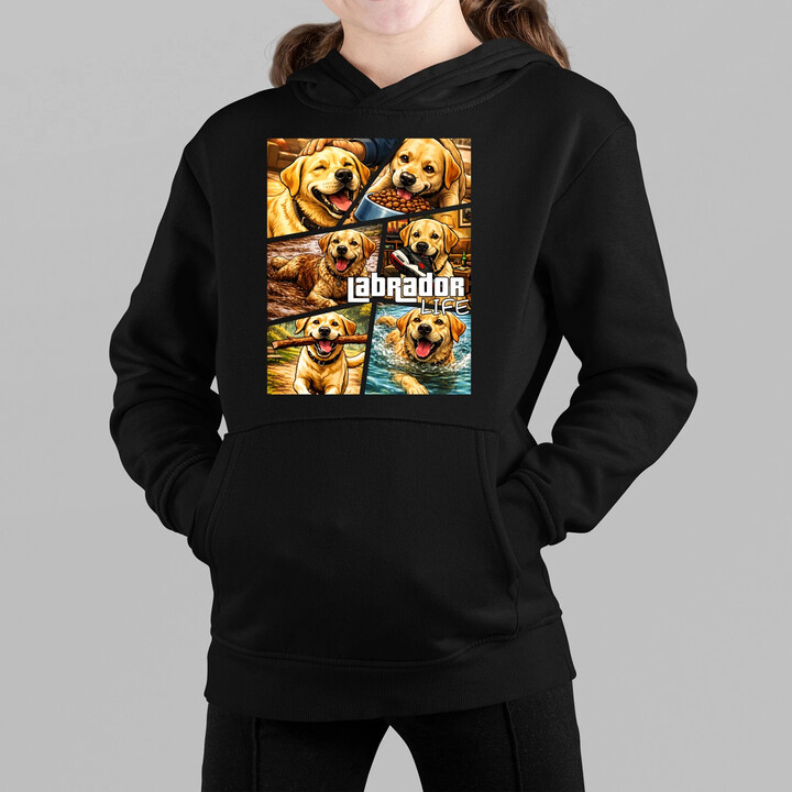 Labrador life - dziecięca bluza na prezent