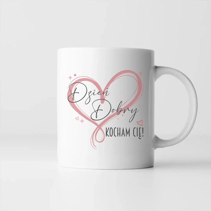 Dzień Dobry - Kocham Cię! - kubek na prezent