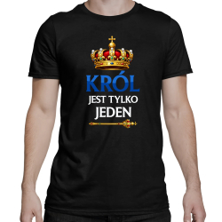 Król jest tylko jeden - męska koszulka na prezent