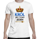 Król jest tylko jeden - męska koszulka na prezent
