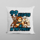 99 nights in the forest - poduszka na prezent