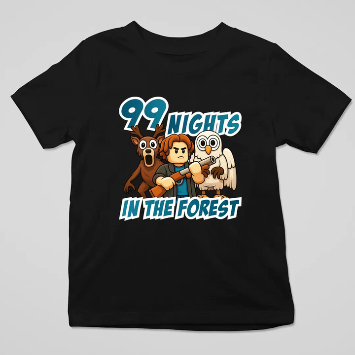 99 nights in the forest - dziecięca koszulka na prezent