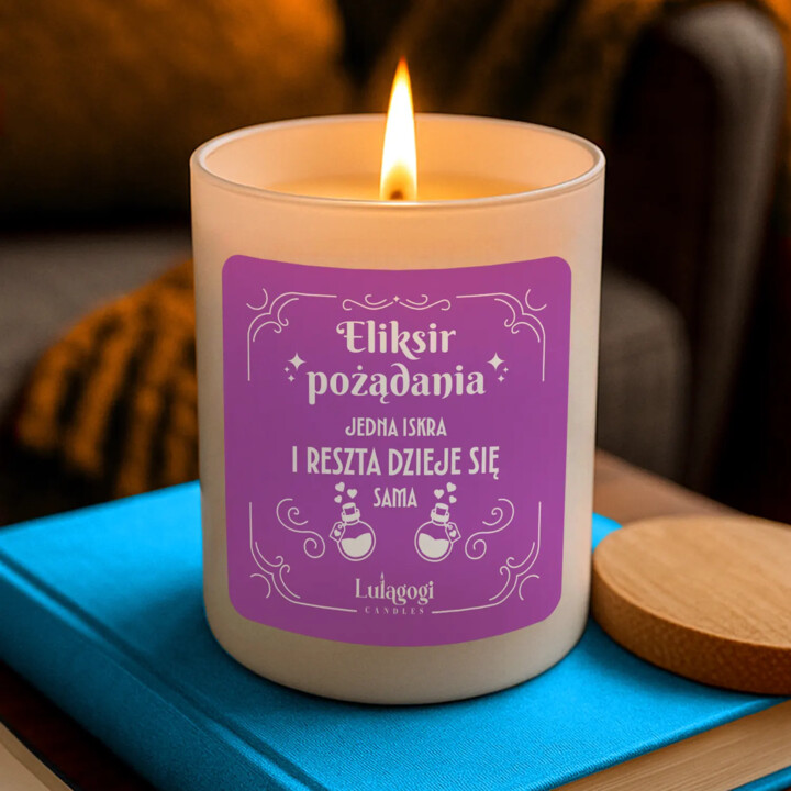 Eliksir pożądania - świeczka zapachowa na prezent