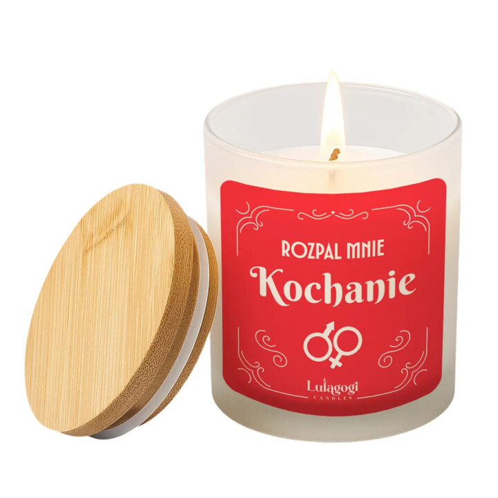 Rozpal mnie kochanie - świeczka zapachowa na prezent