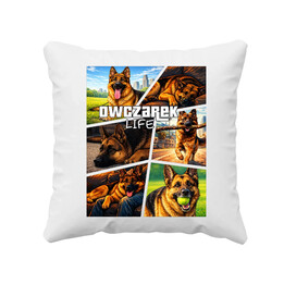Owczarek Life - poduszka na prezent