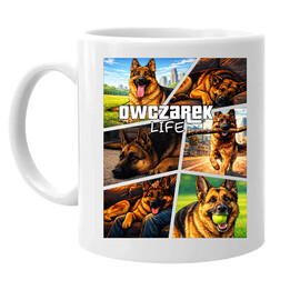 Owczarek Life - kubek na prezent