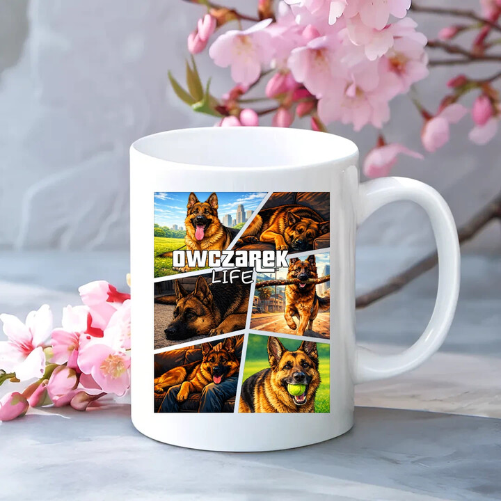 Owczarek Life - kubek na prezent