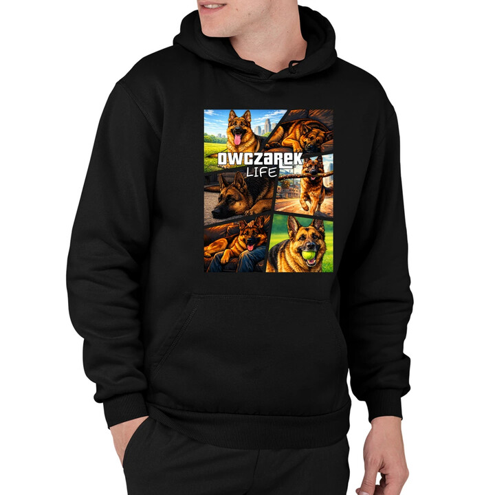 Owczarek Life - męska bluza na prezent