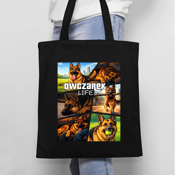 Owczarek Life - torba na prezent