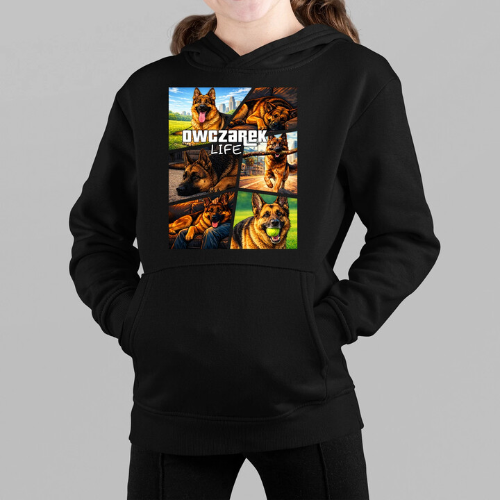 Owczarek Life - dziecięca bluza na prezent