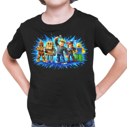 Drużyna - dla fanów gry Roblox - dziecięca koszulka na prezent