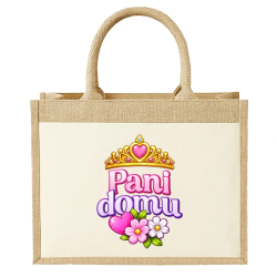 Pani domu - Torba z juty na prezent