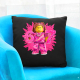 67 - Six Seven - wersja dla dziewczynki - inspirowane Roblox - czarna poduszka na prezent