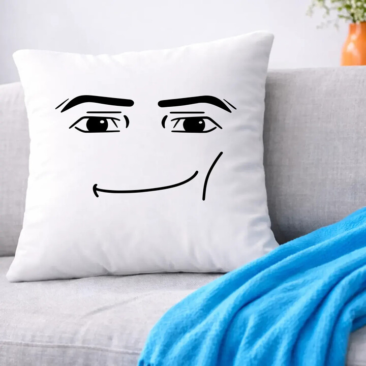 Man face - dla fanów gry Roblox - poduszka na prezent