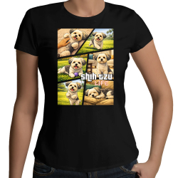 Shih Tzu Life - damska koszulka na prezent