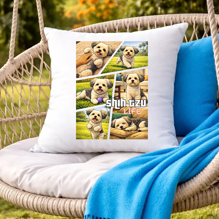 Shih Tzu Life - poduszka na prezent