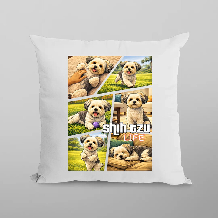 Shih Tzu Life - poduszka na prezent