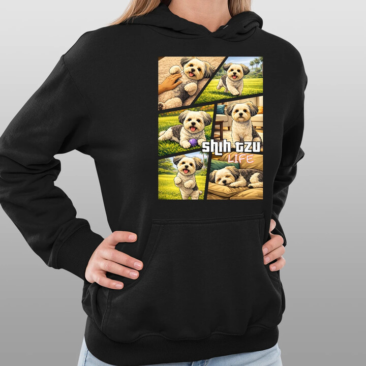 Shih Tzu Life - damska bluza na prezent
