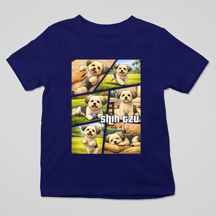 Shih Tzu Life - dziecięca koszulka na prezent