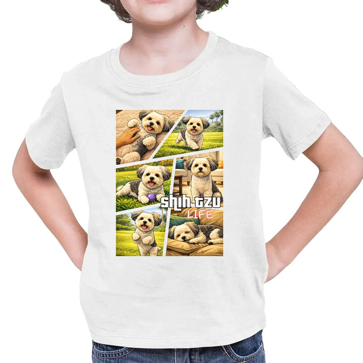 Shih Tzu Life - dziecięca koszulka na prezent