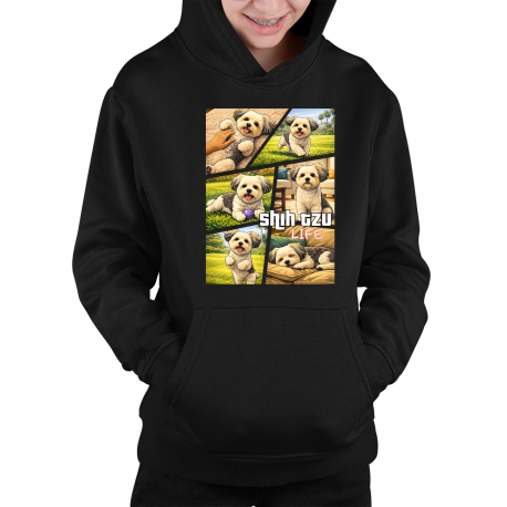 Shih Tzu Life - dziecięca bluza na prezent