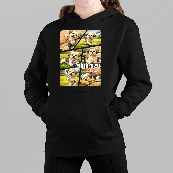 Shih Tzu Life - dziecięca bluza na prezent