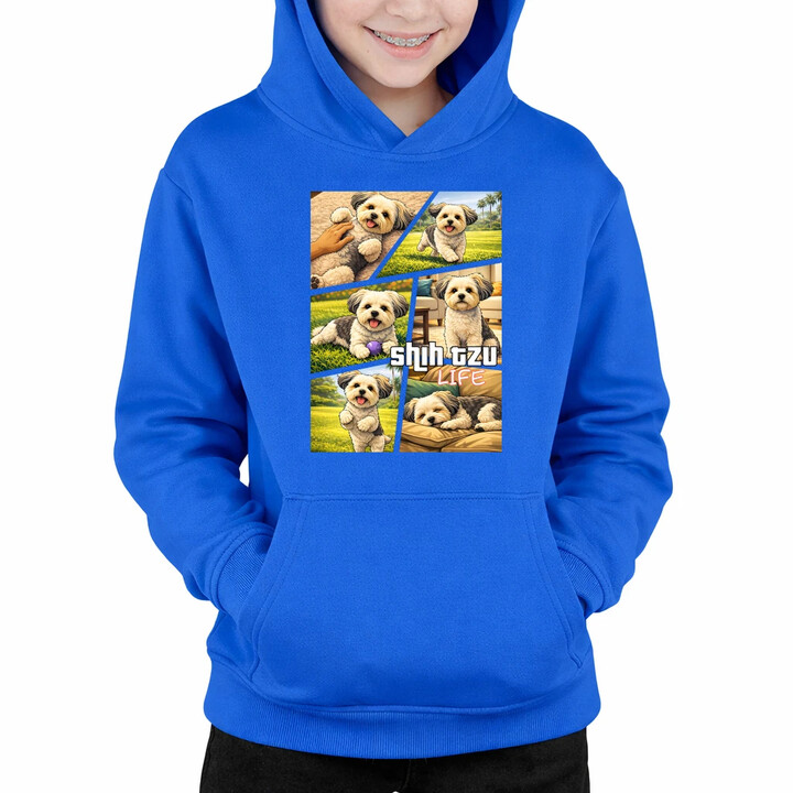 Shih Tzu Life - dziecięca bluza na prezent