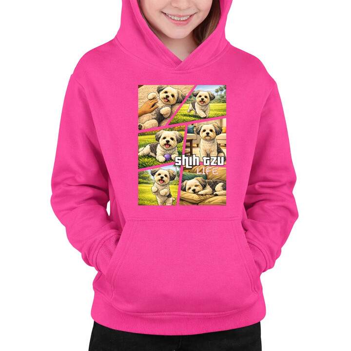 Shih Tzu Life - dziecięca bluza na prezent