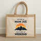 Mam już inne plany na weekend - góry - Torba z juty na prezent