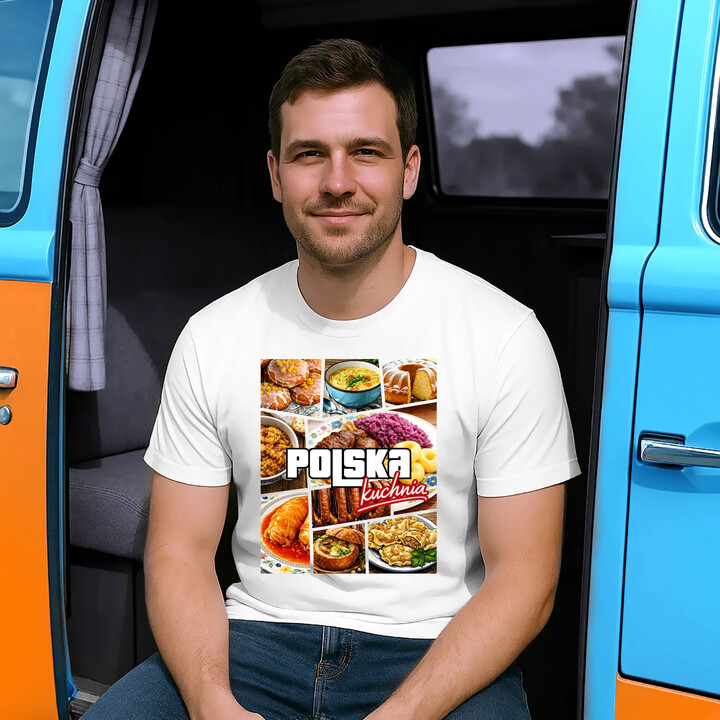 Kuchnia polska - męska koszulka na prezent