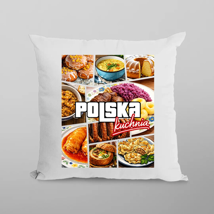 Kuchnia polska - poduszka na prezent
