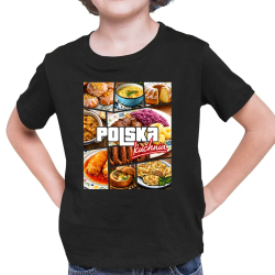 Kuchnia polska - dziecięca koszulka na prezent