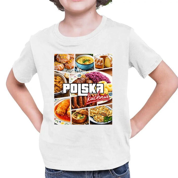 Kuchnia polska - dziecięca koszulka na prezent