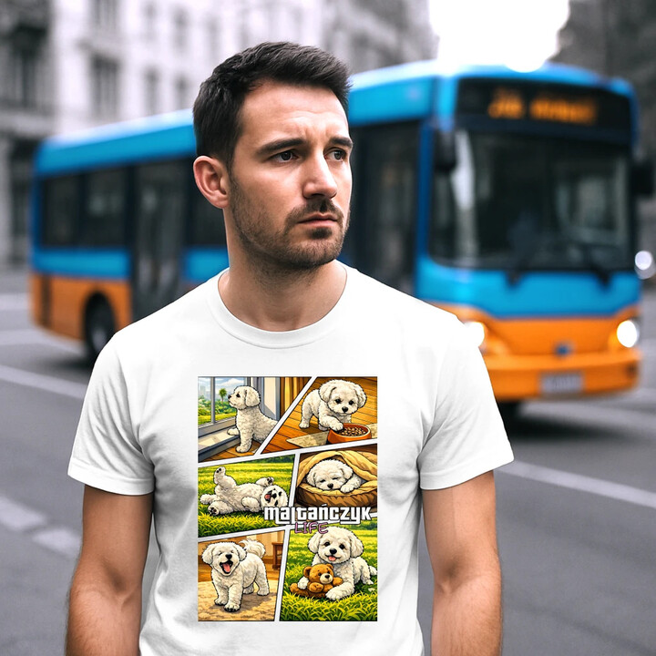 Maltańczyk life - męska koszulka na prezent