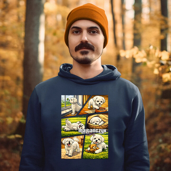Maltańczyk life - męska bluza na prezent