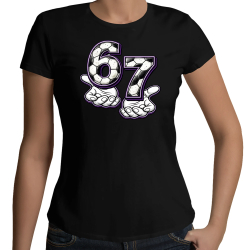 67 Football - damska koszulka na prezent