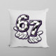 67 Football - poduszka na prezent