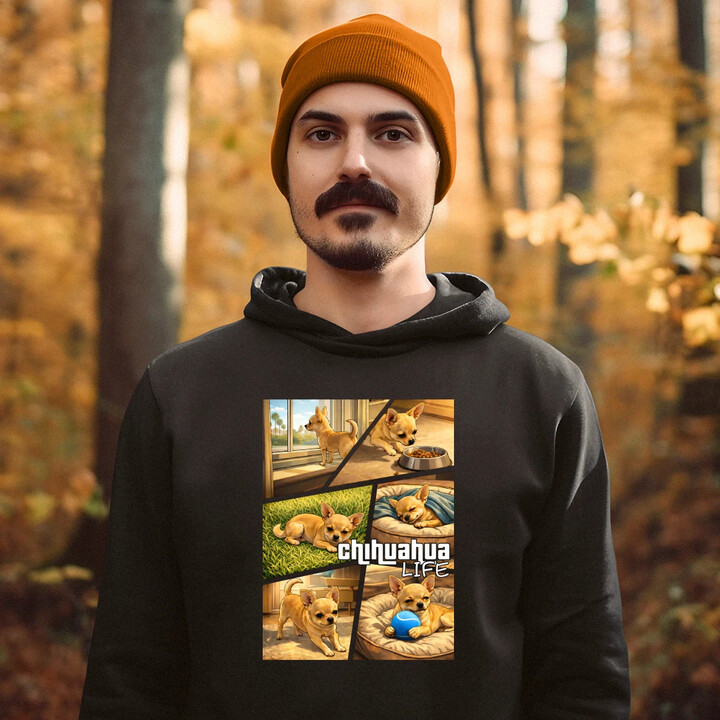 Chihuahua life - męska bluza na prezent