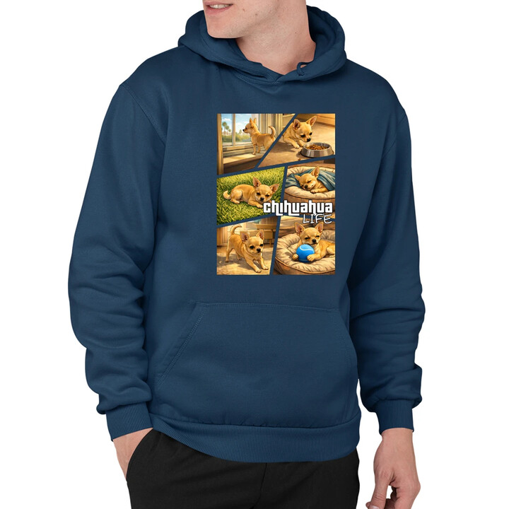 Chihuahua life - męska bluza na prezent